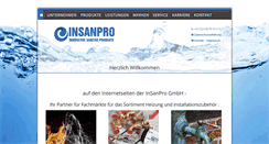 Desktop Screenshot of insanpro.de